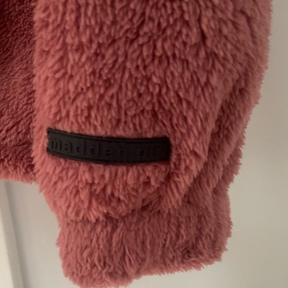 Madden Girl Teddy Bear zip up hoodie - Picture 3 of 5